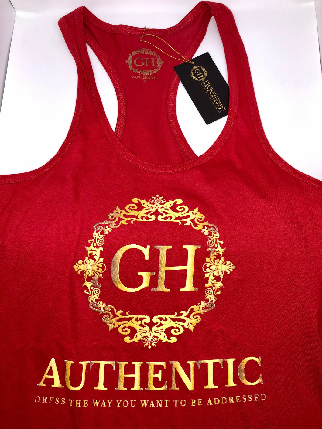 GH Authentic Women's Red Tank Top