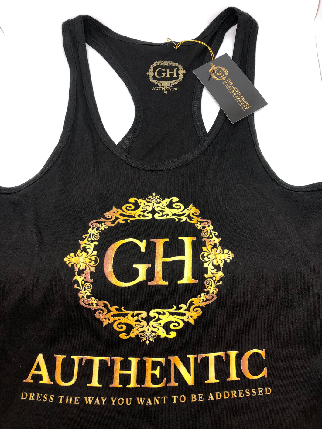 GH Authentic Women's Black Tank Top