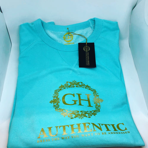 GH Authentic Tiffany Blue Sweat Shirt