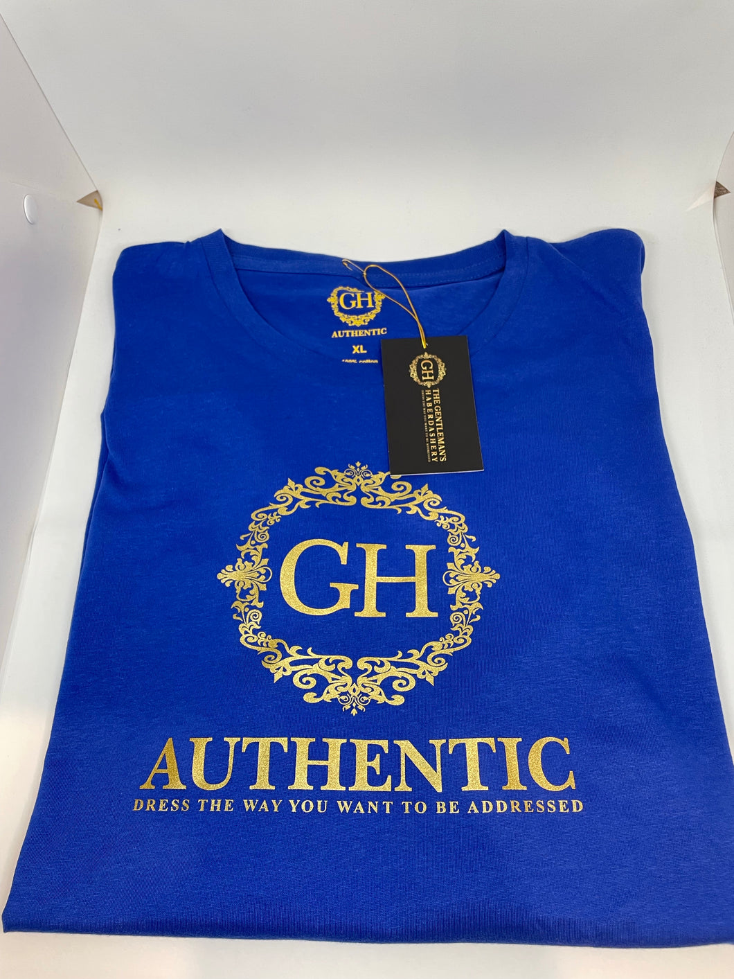 GH Authentic Unisex Royal Blue Crew Neck T-Shirt