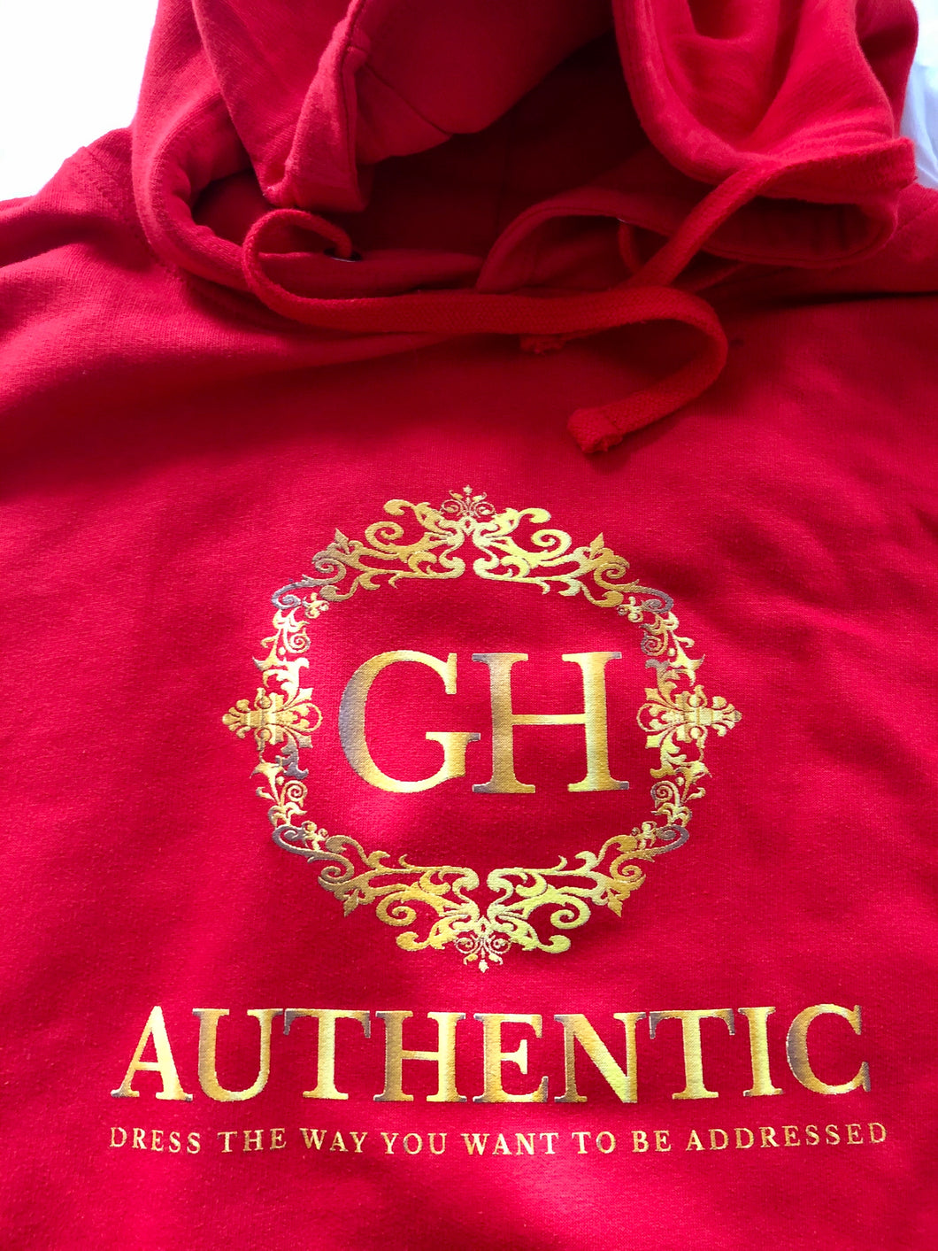 Red and Gold GH Authentic Hoodie (Limited Edition)