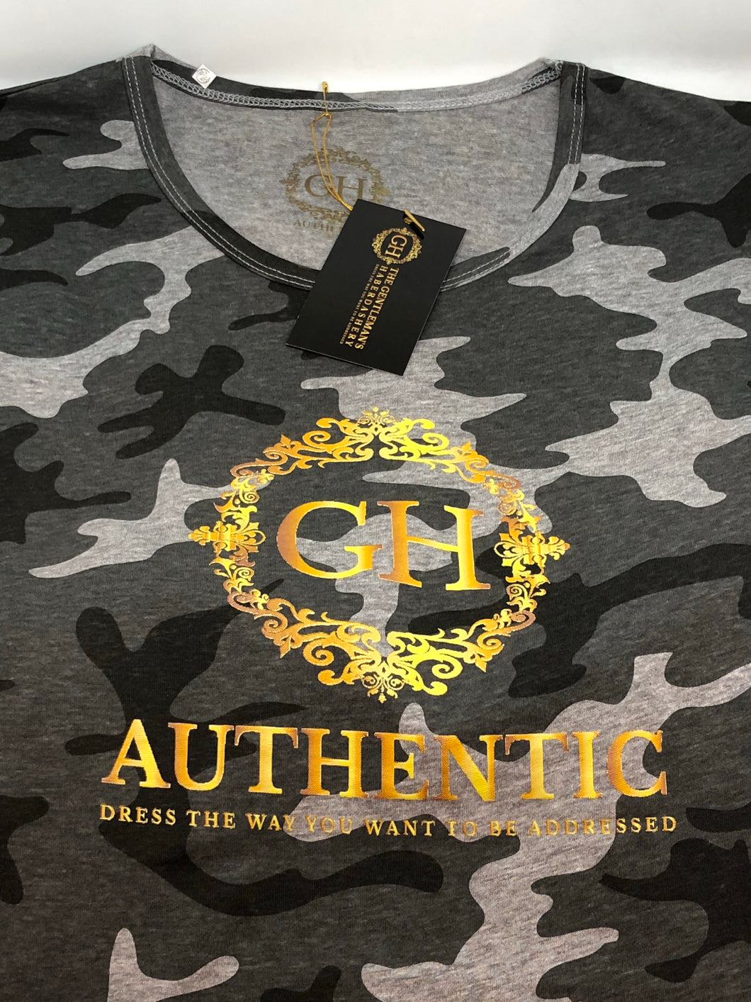 GH Authentic Unisex Camouflage Crew-T Shirt