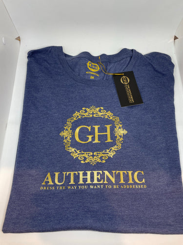 GH Authentic Unisex Blue Horizon Crew Neck T-Shirt